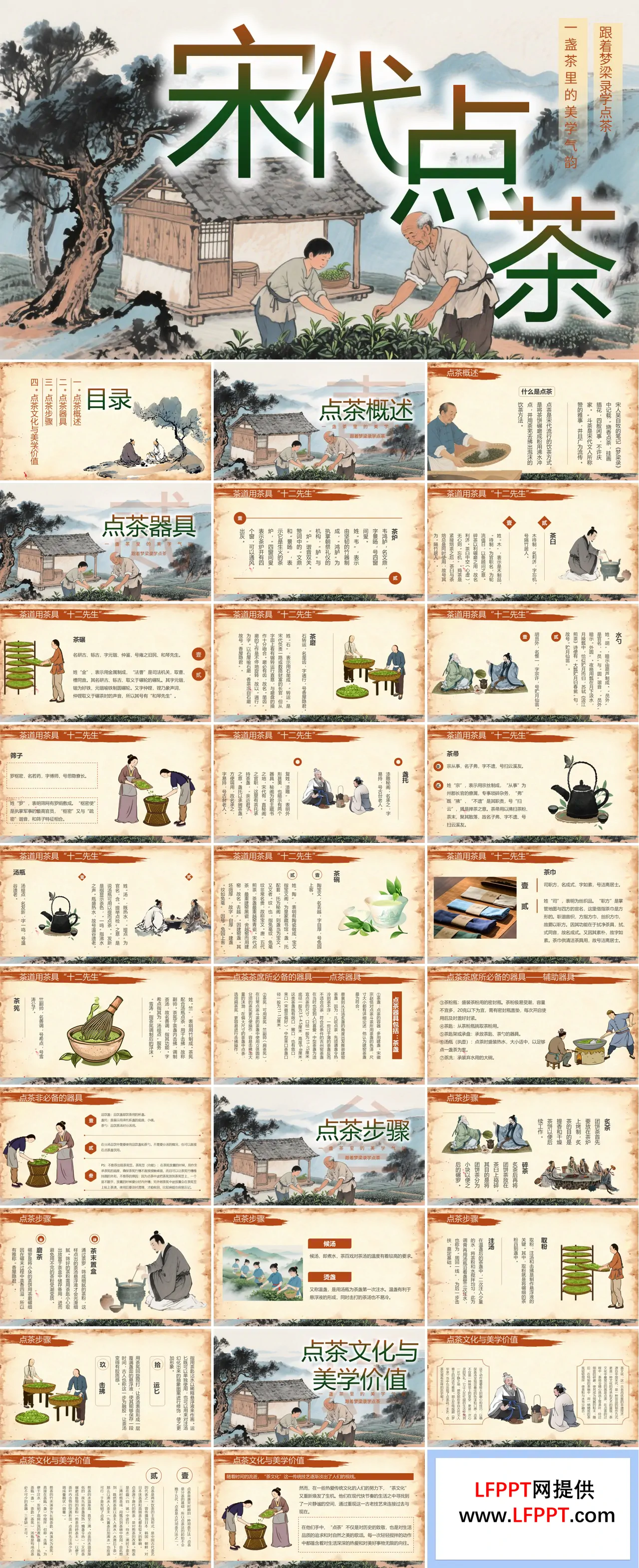 宋代点茶文化介绍PPT课件含讲稿