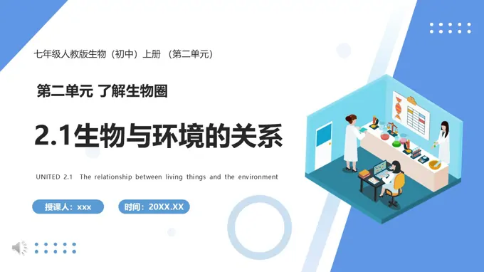 部编版七年级生物上册生物与环境的关系课件PPT-42页-大小15M