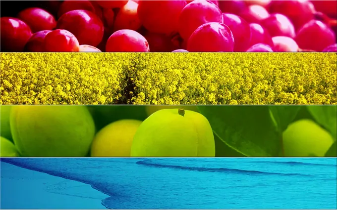 彩条图片拉幕式PPT结尾动画完美结束PPT模板