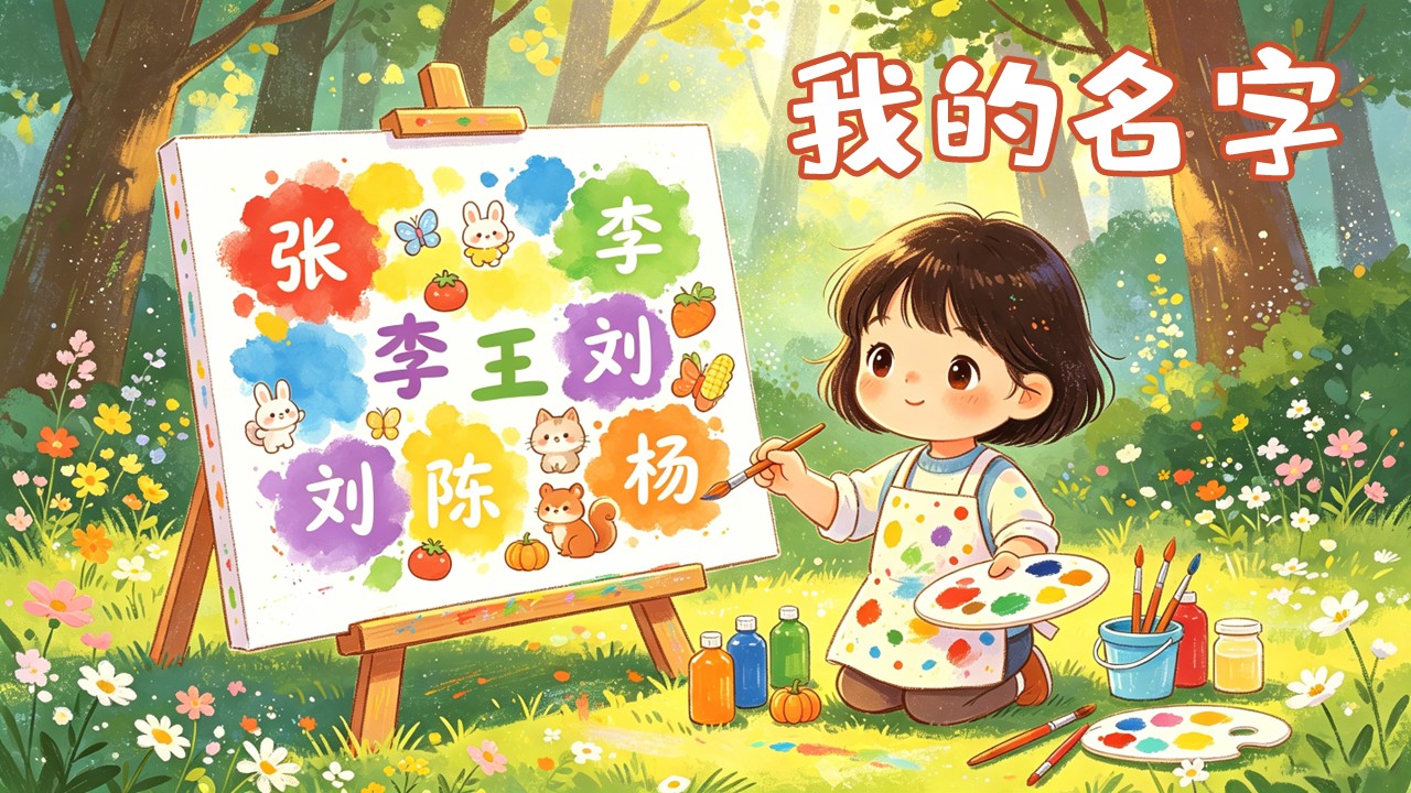 一年级上册美术人教 第一单元《我的名字》ppt课件（教案）