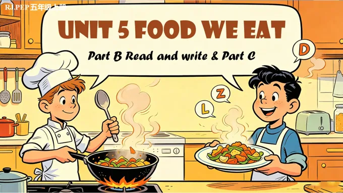 五年级英语上册人教PEP Unit 5 第6课时 Part B Read and write&Part C ppt课件(教案)