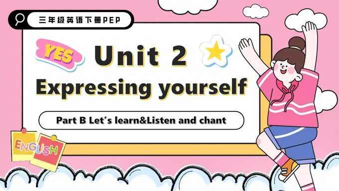 Unit 2 第2课时Part A Let's learn Listen and chant三年级英语下册PPT课件含教案