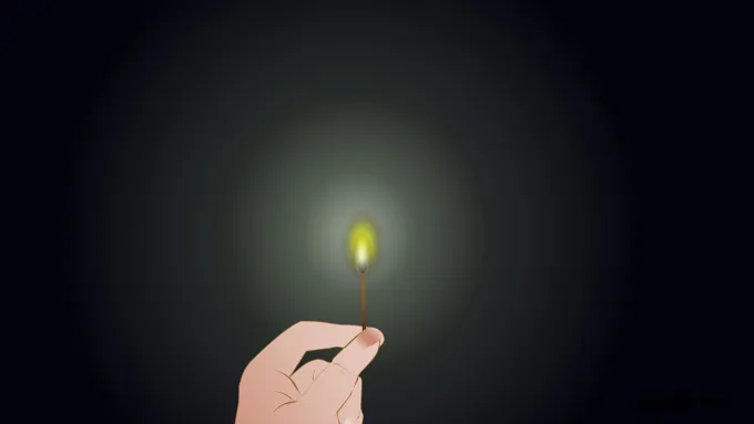 逼真火柴火焰动画开场-1页-大小354.00KB