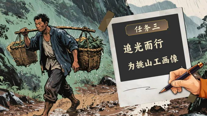 《挑山工》部编小学语文四年级下册PPT课件含教案