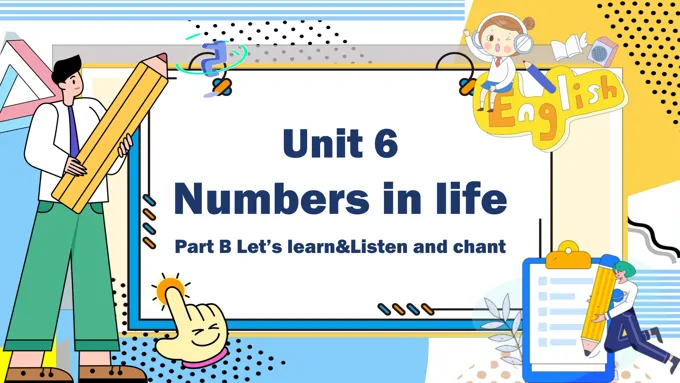 Part B Let's learn&Listen and chant人教三年级英语下册Unit6第5课时PPT课件含教案