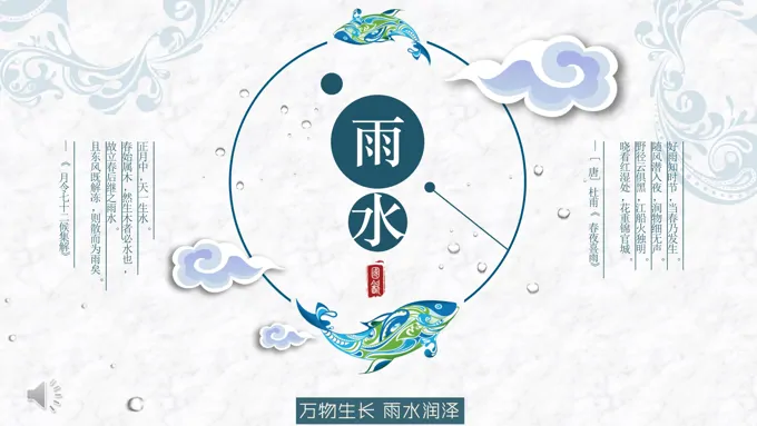 二十四节气雨水ppt