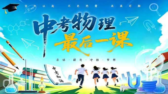 中考物理最后一课-考前冲刺主题班会PPT