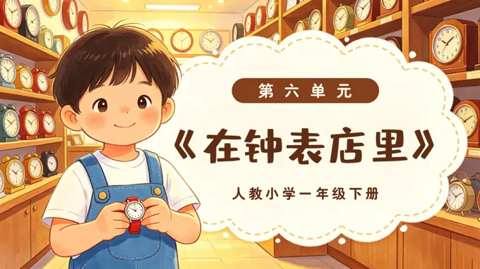 一年级音乐下册人教 第六单元《在钟表店里》ppt课件（教案）