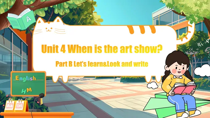 Part B Let's learn&Look and write人教五年级英语下册Unit4第5课时PPT课件含教案