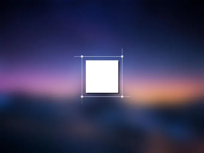 渐变模糊效果片尾ppt特效