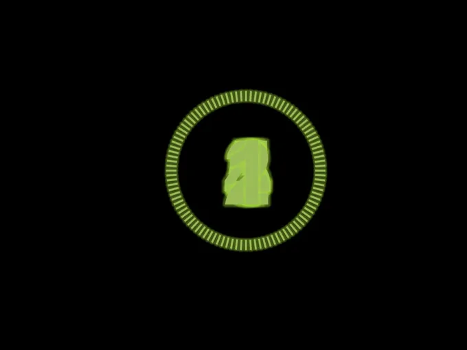 5秒荧光动画开场动画PPT模板