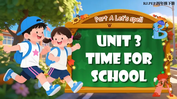 英语人教PEP四年级下册 第3课时《Unit 3 Part A Let’s spell》ppt课件（教案）