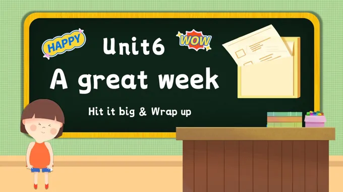 Unit6 第3课时Hit it big Wrap up 外研三年级英语下册PPT课件含教案