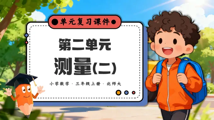 第二单元 测量（二）小学三年级数学上册北师大PPT课件含知识清单