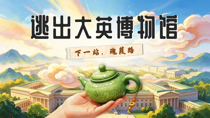 逃出大英博物馆看中国文化成就主题班会PPT含讲稿
