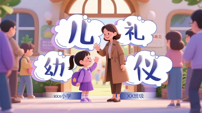 幼儿园礼仪教育课件PPT含讲稿
