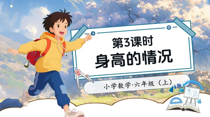 第3课时身高的情况北师大数学六年级上册第五单元PPT课件含教案