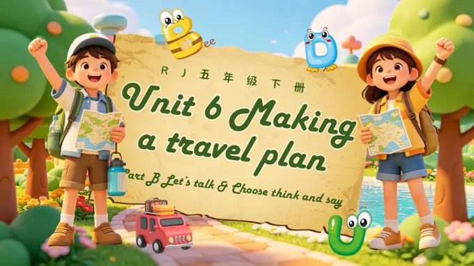 五年级英语下册人教 Unit 6 第4课时《Part B Let’s talk&Choose think and say》ppt课件（教案）