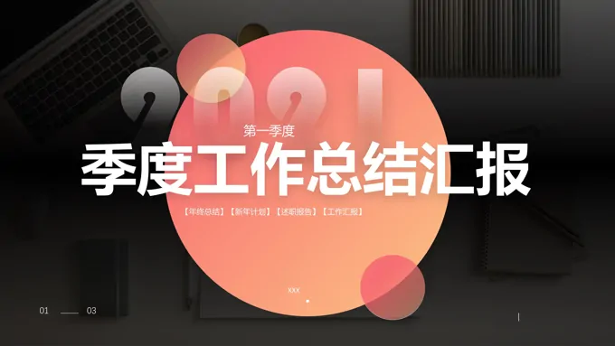 季度工作总结汇报PPT