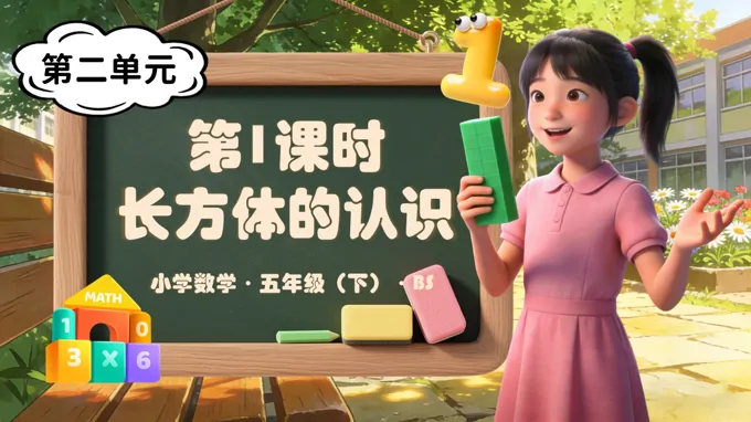 第二单元 第1课时 长方体的认识（教学课件）五年级数学下册北师大ppt课件（教案+分层作业+学习任务单）