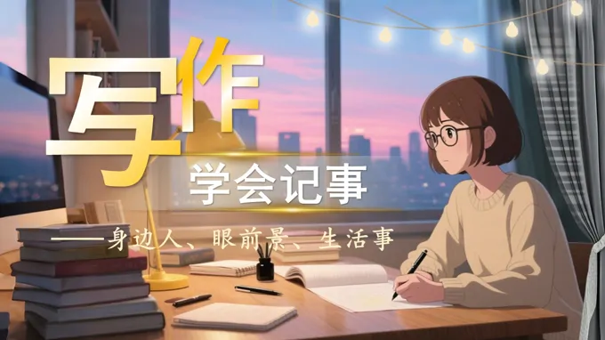 《写作：学会记事》部编语文七年级上册PPT课件含教案