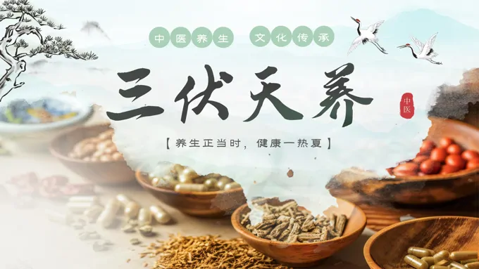 中医养生三伏天养生介绍PPT