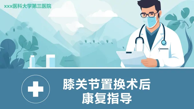 膝关节置换术后的康复训练ppt课件含讲稿