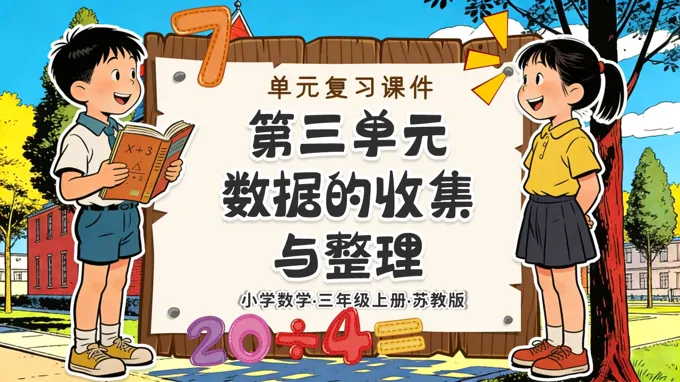 第三单元 数据的收集与整理（复习课件）三年级数学上册苏教ppt课件（知识清单+单元测试）