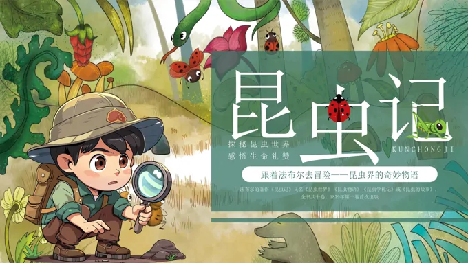 昆虫记读后感读书分享PPT课件含讲稿