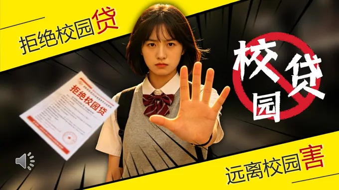 拒绝校园贷安全教育培训课件PPT含讲稿