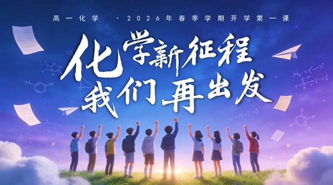 高一化学春季开学第一课PPT课件欢迎归队，年轻的化学探险家含讲稿