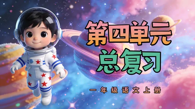 一年级语文上册第四单元复习ppt课件