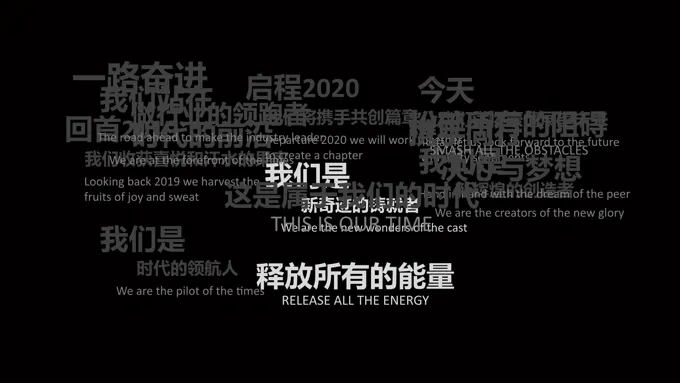 年会开场特效动画PPT模板