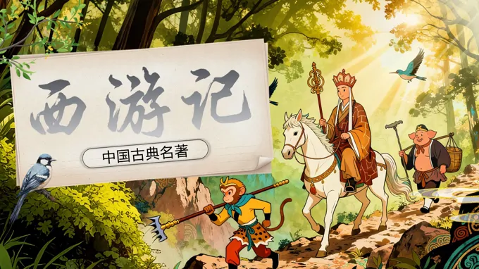 整本书阅读 《西游记》部编七年级语文上册PPT课件含教案之完美结束PPT模板