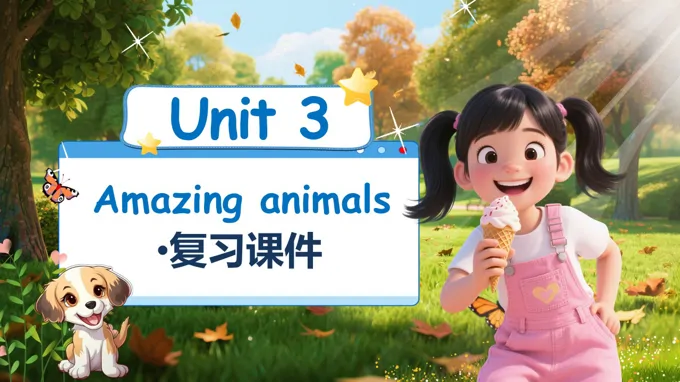 Unit3Amazing animals人教三年级英语上册PPT课件含教案