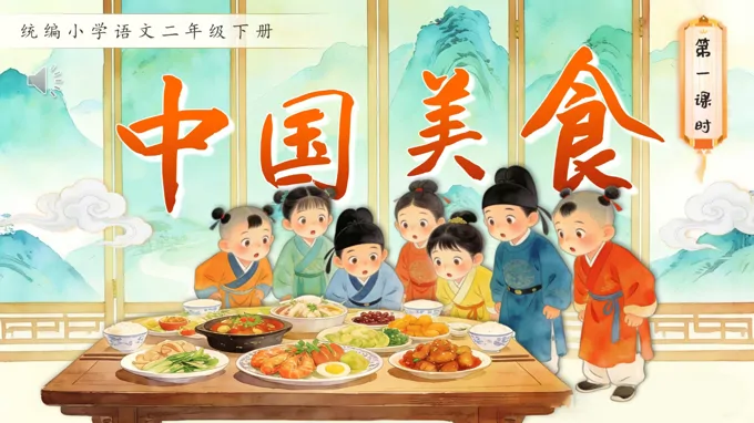 二年级语文下册中国美食PPT课件含教案