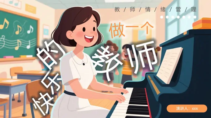 教师心理健康教育情绪管理做一个快乐的教师PPT课件含讲稿
