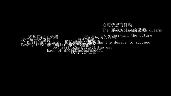 鼓舞士气人心的励志璀璨开场PPT模板