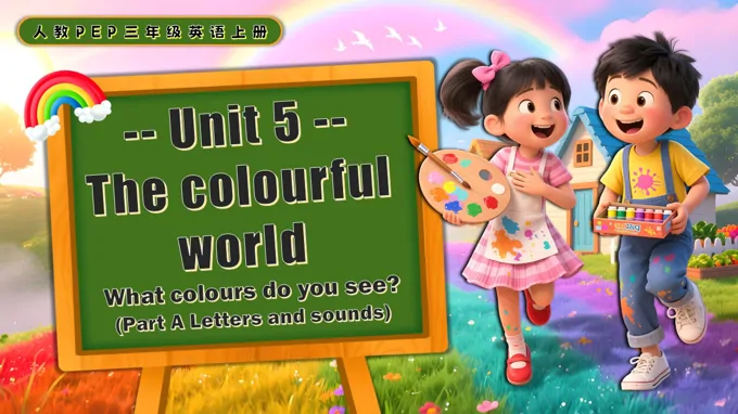 Unit 5 第3课时 Part A Letters and sounds人教PEP三年级英语上册PPT课件含教案