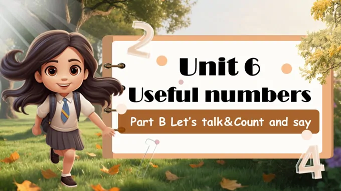 Unit6第4课时Part B Let's talk＆Count and say人教三年级英语上册PPT课件含教案