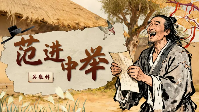 《范进中举》部编语文九年级上册PPT课件含教案