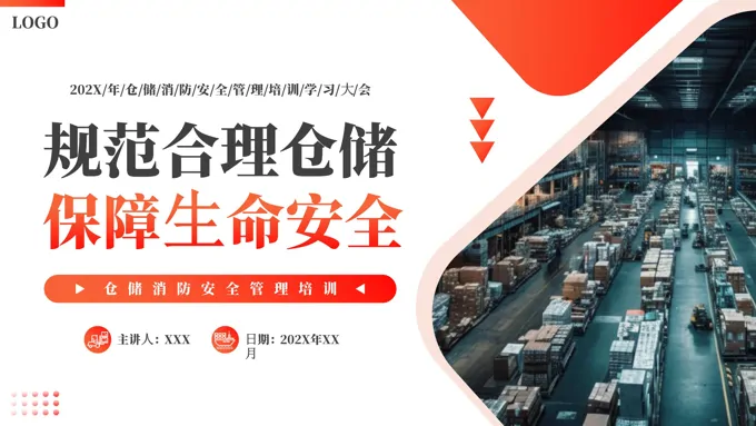 仓库消防安全培训PPT-18页-大小21M