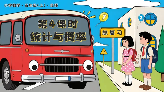 总复习 第4课时 统计与概率北师大五年级数学上册PPT课件含教案