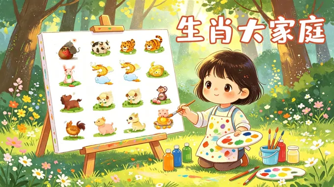 一年级上册美术人教 第一单元《生肖大家庭》ppt课件（教案）