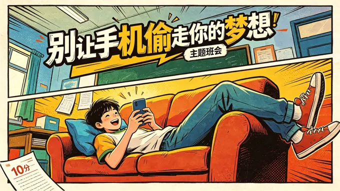 别让手机偷走你的梦想主题班会PPT含讲稿