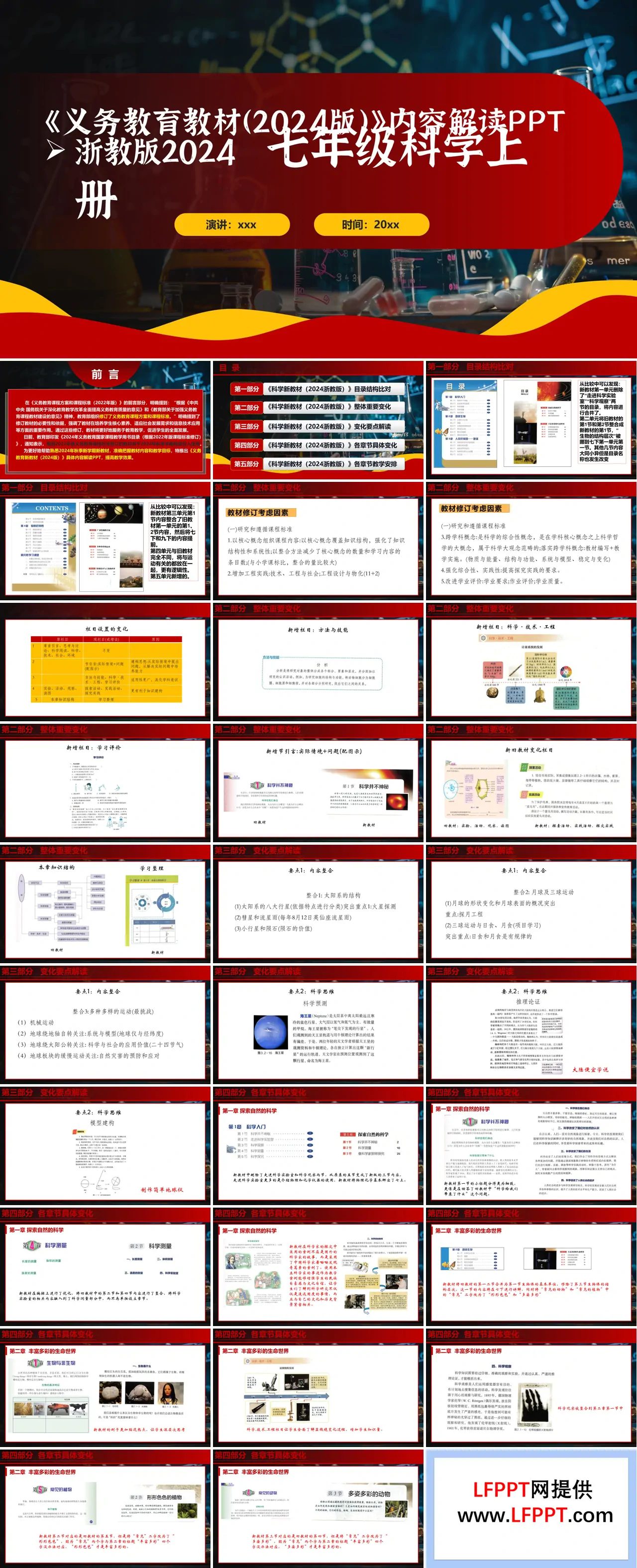 七年级科学上册（浙教版2024）-【新教材解读】义务教育教材内容解读课件PPT含讲稿