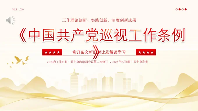 中国共产党巡视工作条例PPT