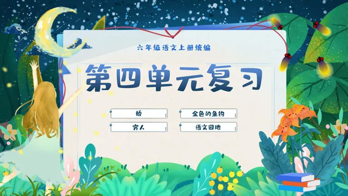 单元复习统编语文六年级上册第四单元PPT课件含教案