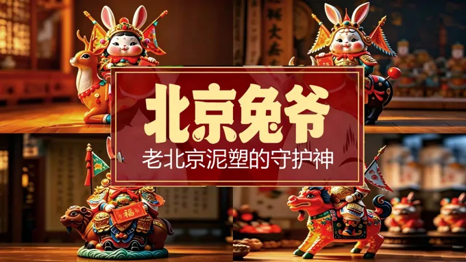 非遗文化介绍北京兔爷介绍PPT课件含讲稿