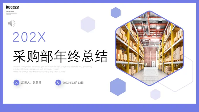 2023年采购部年终工作总结述职报告年度计划PPT